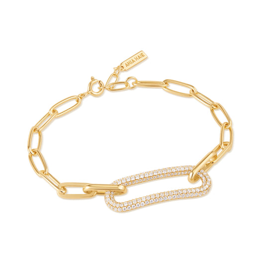 Ania Haie Damenarmband WLB051-01G Silber vergoldet