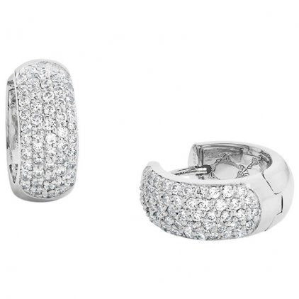 Ohrschmuck,rhodiniert Silber