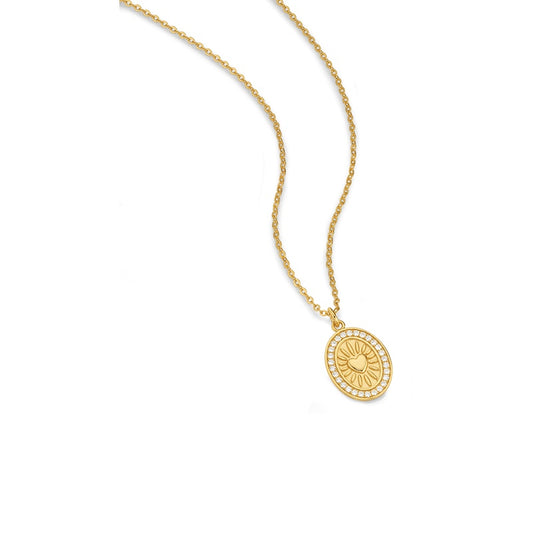CEM Halsschmuck S-02695C Silber vergoldet