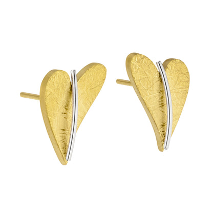 Ernstes Design Ohrstecker E245 Edelstahl Herz