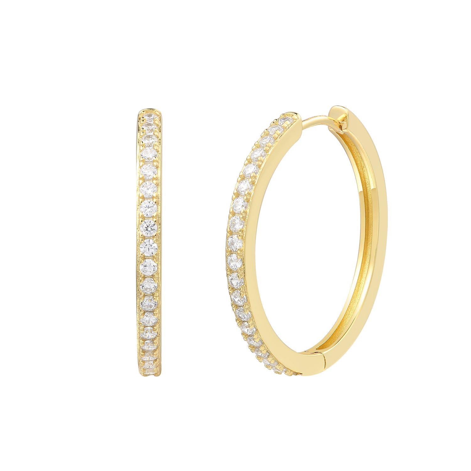 Xenox Ohrschmuck XS10355G Silber vergoldet