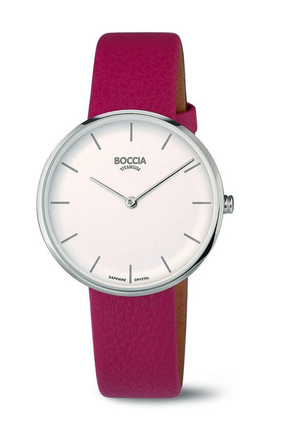 Boccia Damenarmbanduhr 3327-01 Lederband