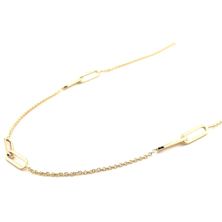 Damenkette 20-5110-491-585-GG-45cm 585 Gold