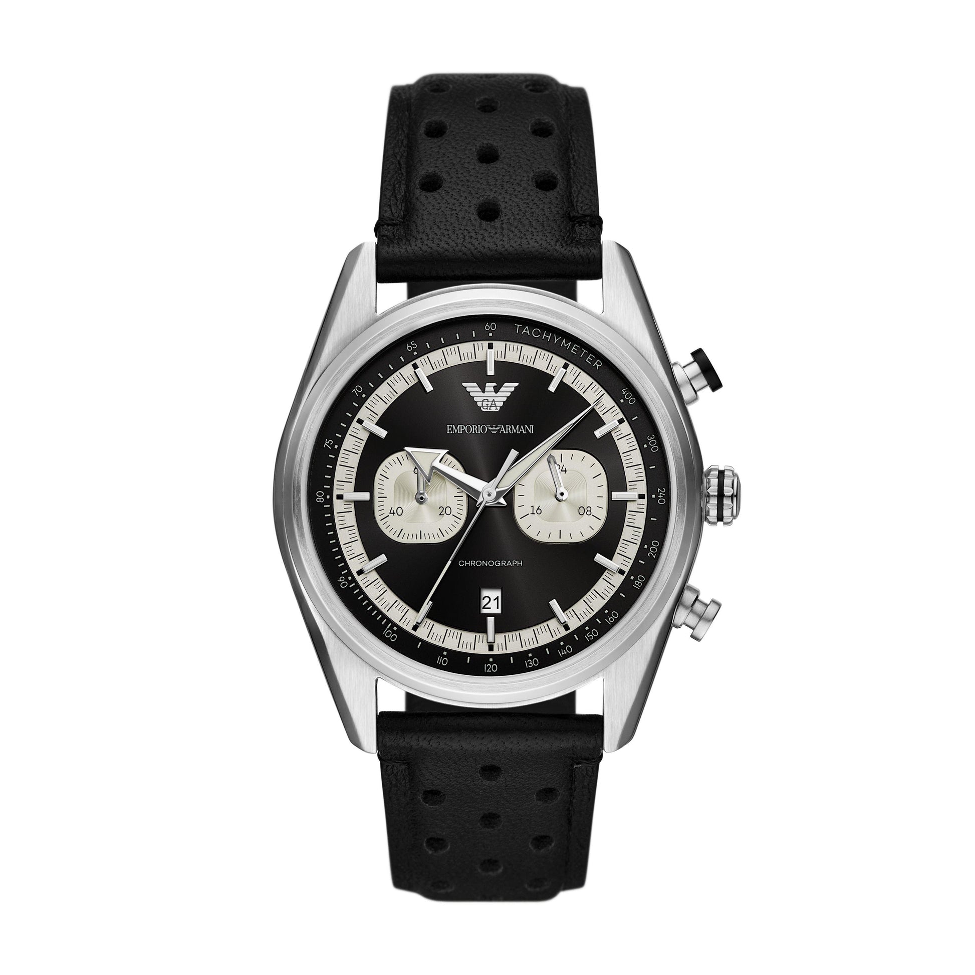 Armani Herrenarmbanduhr AR11635 Lederband