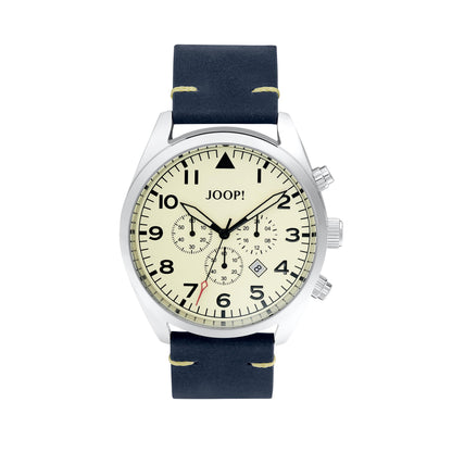 Joop Herrenarmbanduhr 2036616 Edelstahl /Lederband