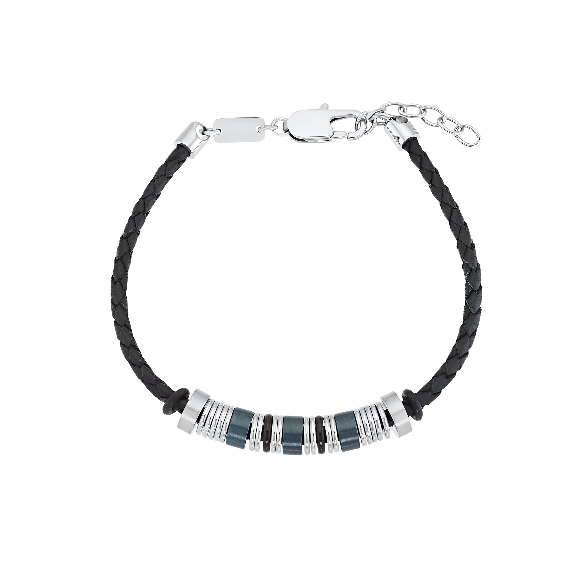 s.Oliver Armband 2031565 Leder- Edelstahl