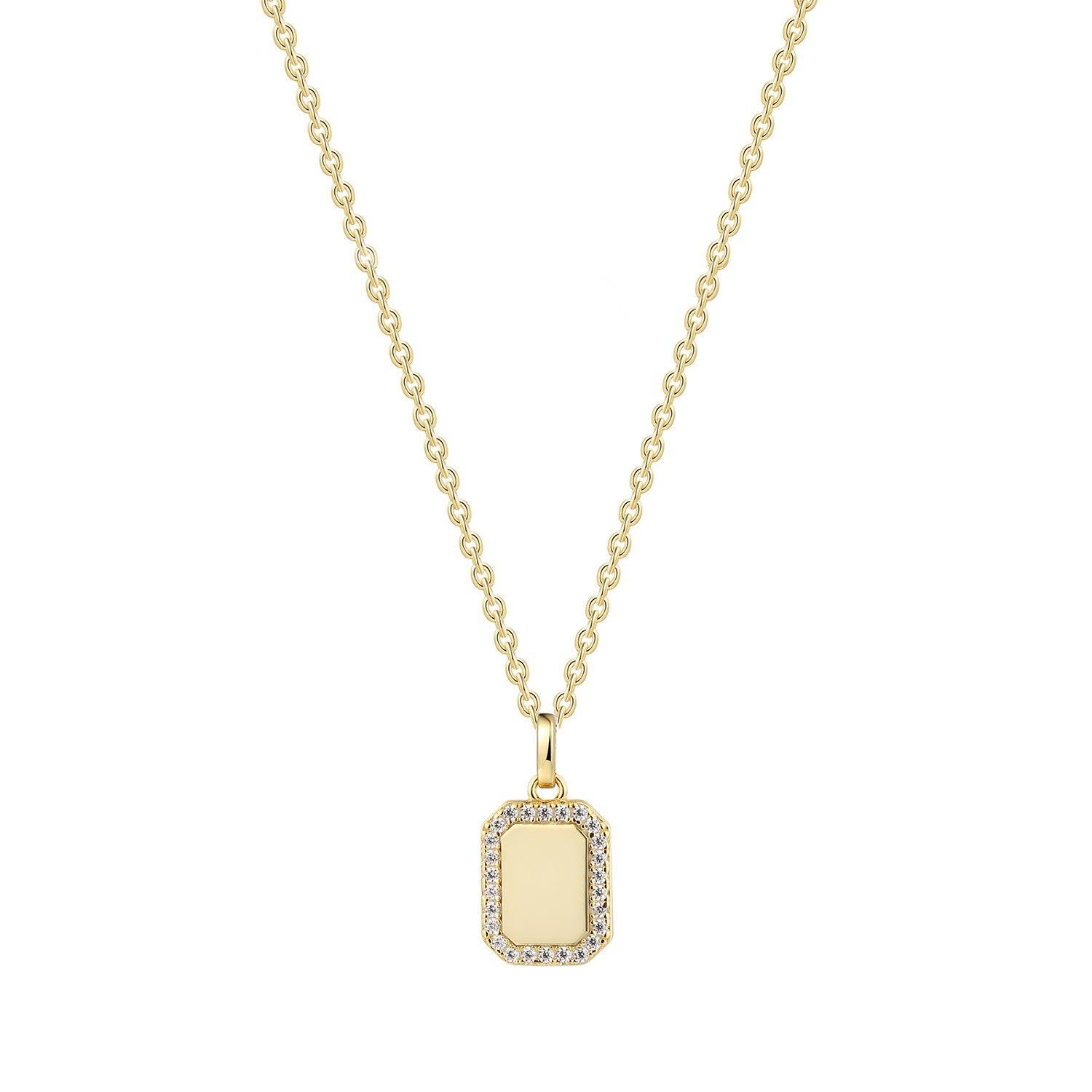 Xenox Halsschmuck XS10072G Silber vergoldet