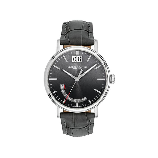 Abeler & Söhne Herrenarmbanduhr AS2801 Lederband