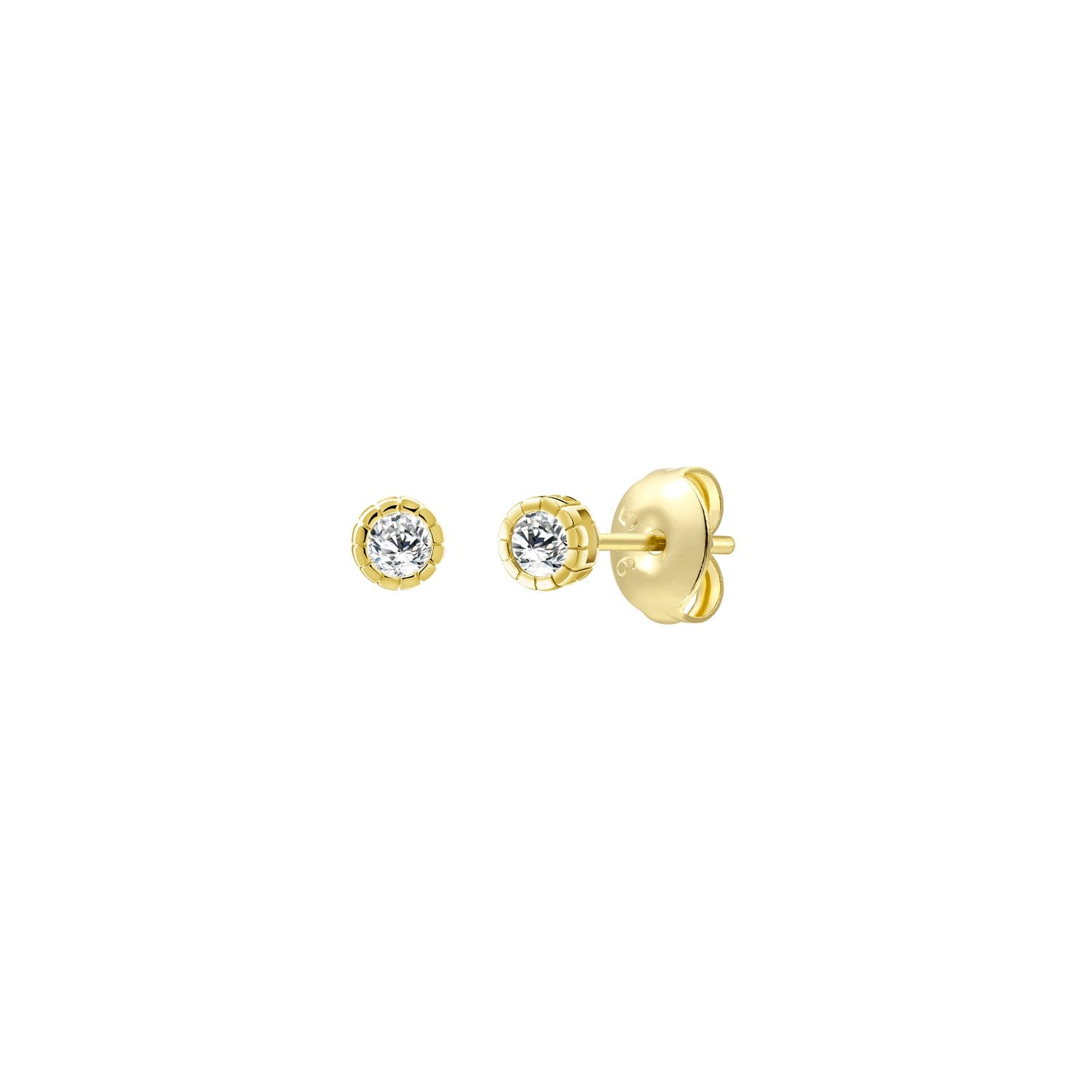 Xenox Ohrschmuck XS10646G Silber vergoldet