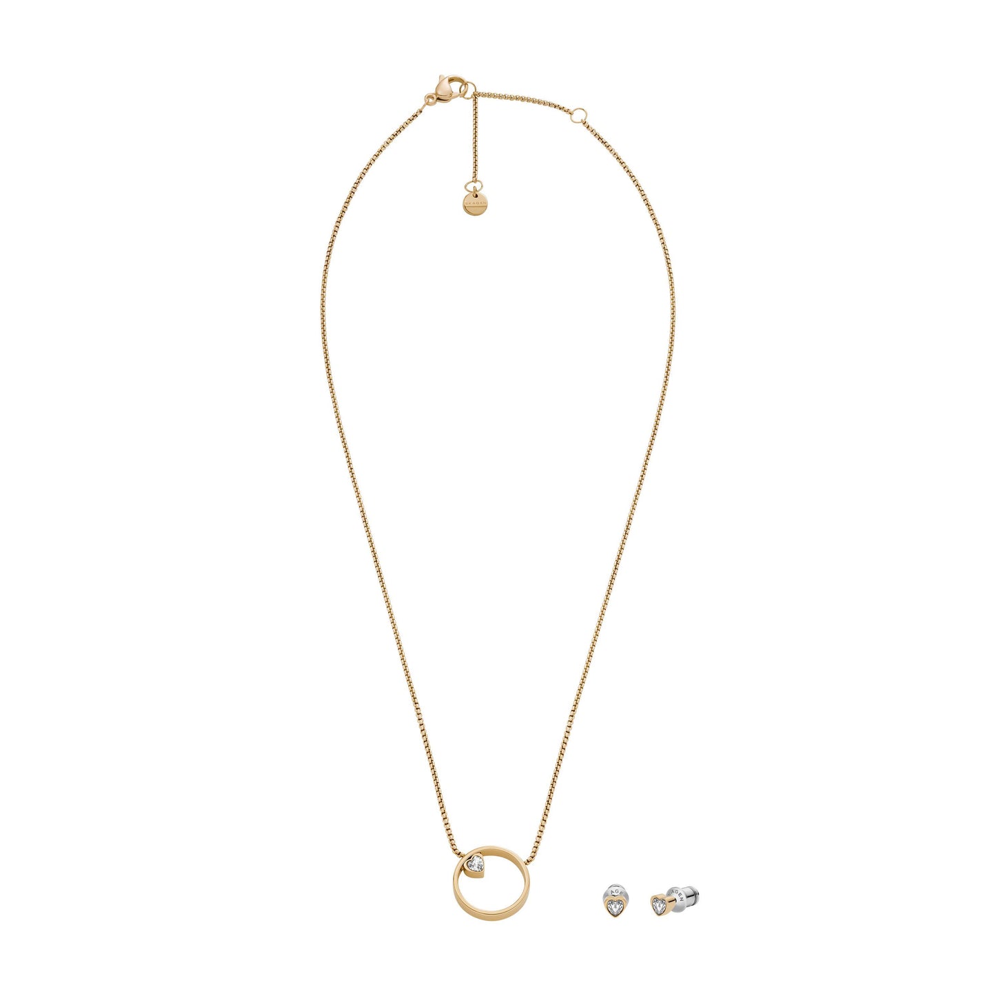 Skagen Damenkette mit Ohrringen SKJB1014SET