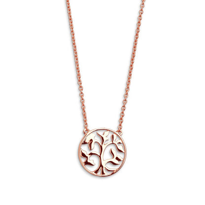 Xenox Kette Lebensbaum XS2896R rosevergoldet