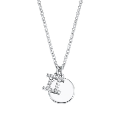s.Oliver Damenkette Zwillinge 2034206 Silber