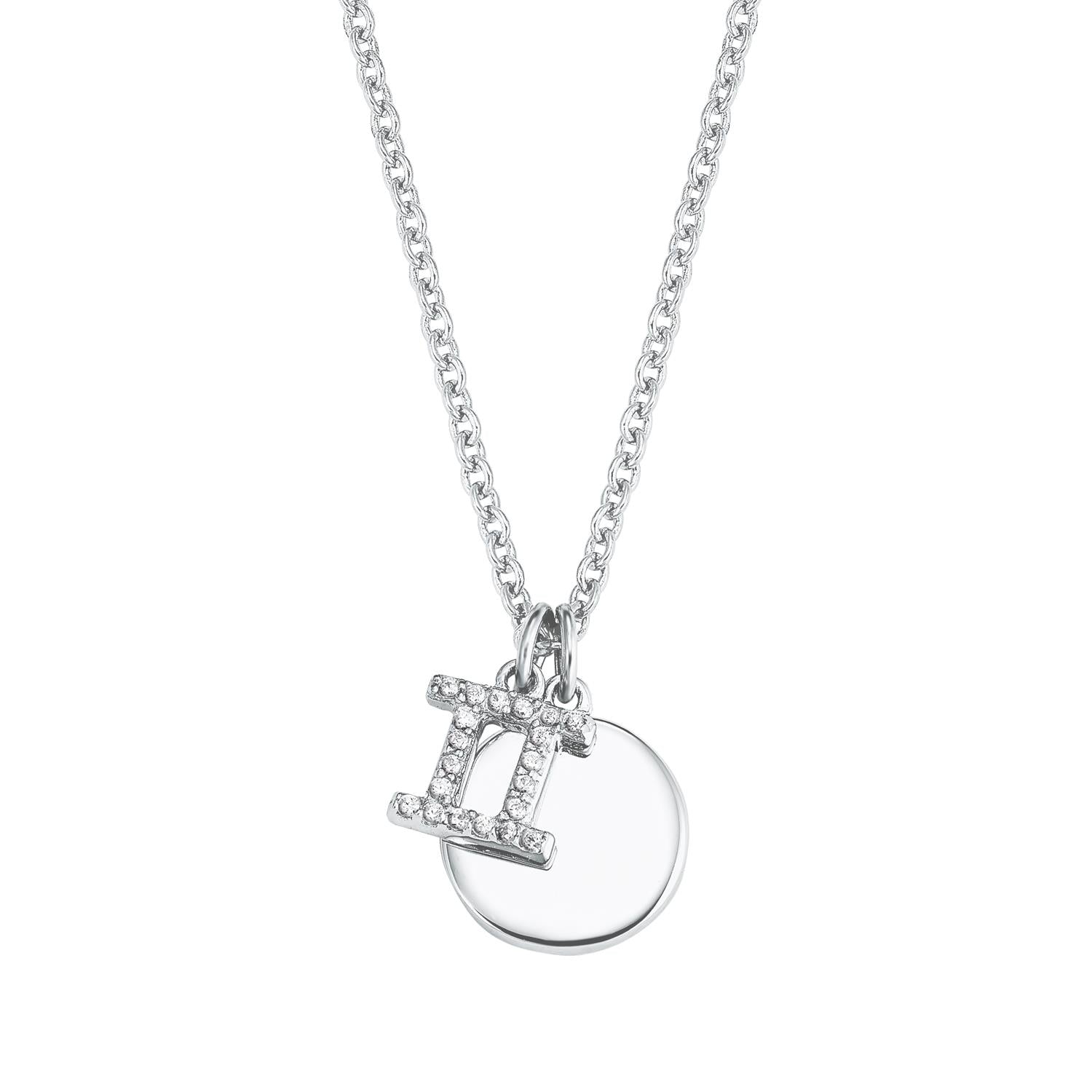 s.Oliver Damenkette Zwillinge 2034206 Silber