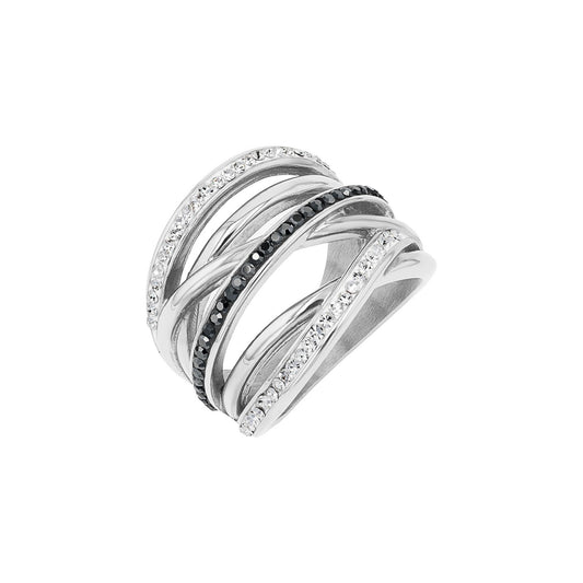 Tom Tailor Damenring 2101354 Edelstahl