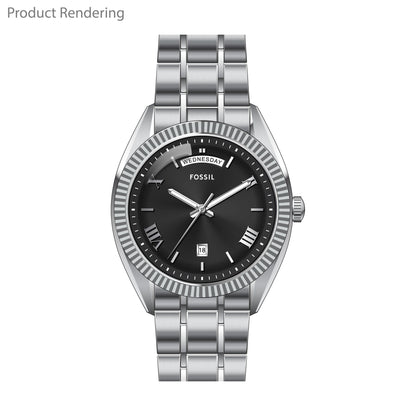 Fossil Armbanduhr FS6139 Edelstahl