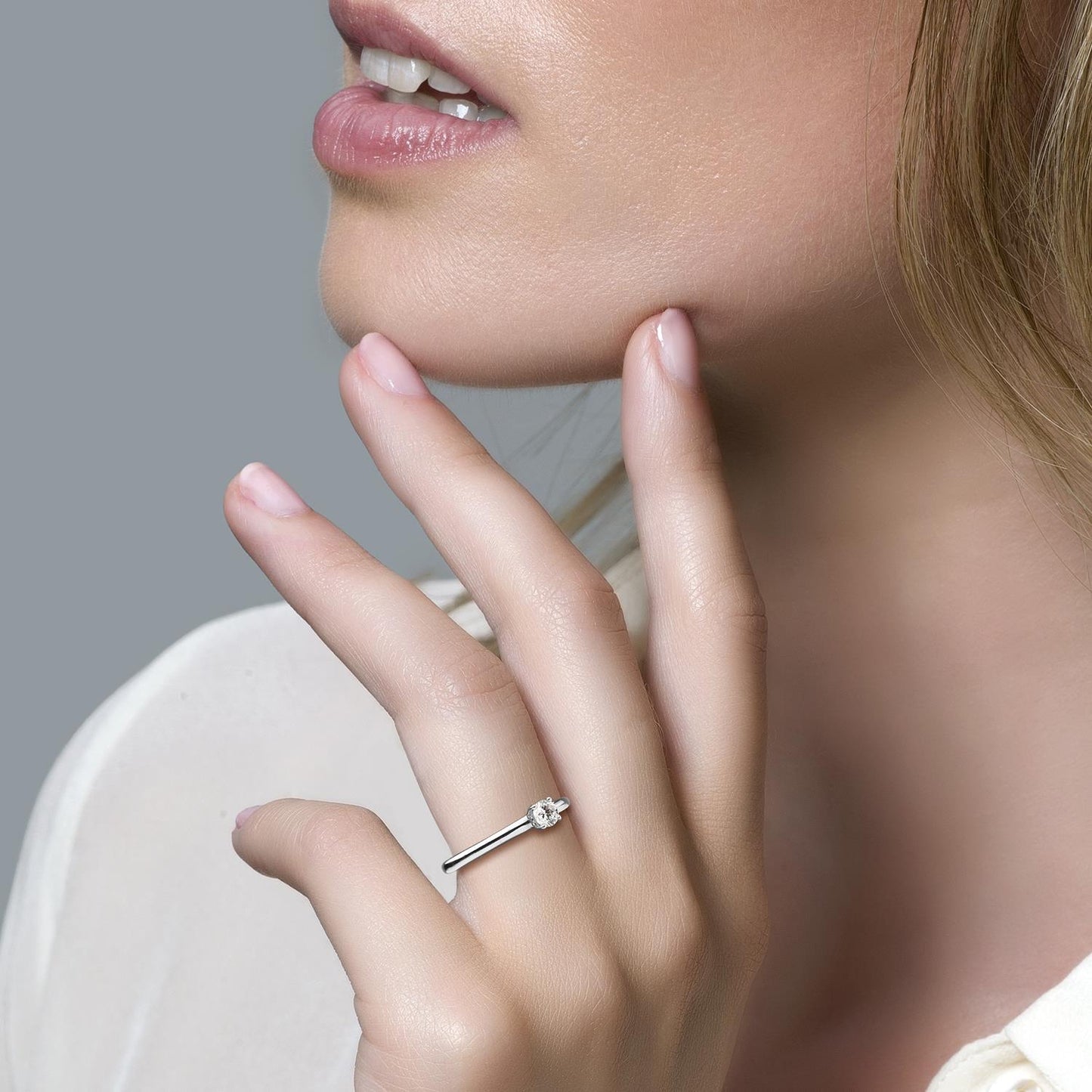 Blush Ring 1132WZI/54 585 Gold