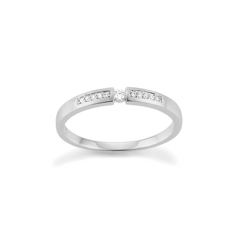 Palido Damenring Mehrsteiner K10168 585 Gold