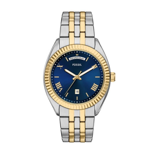 Fossil Armbanduhr FS6141 Edelstahl
