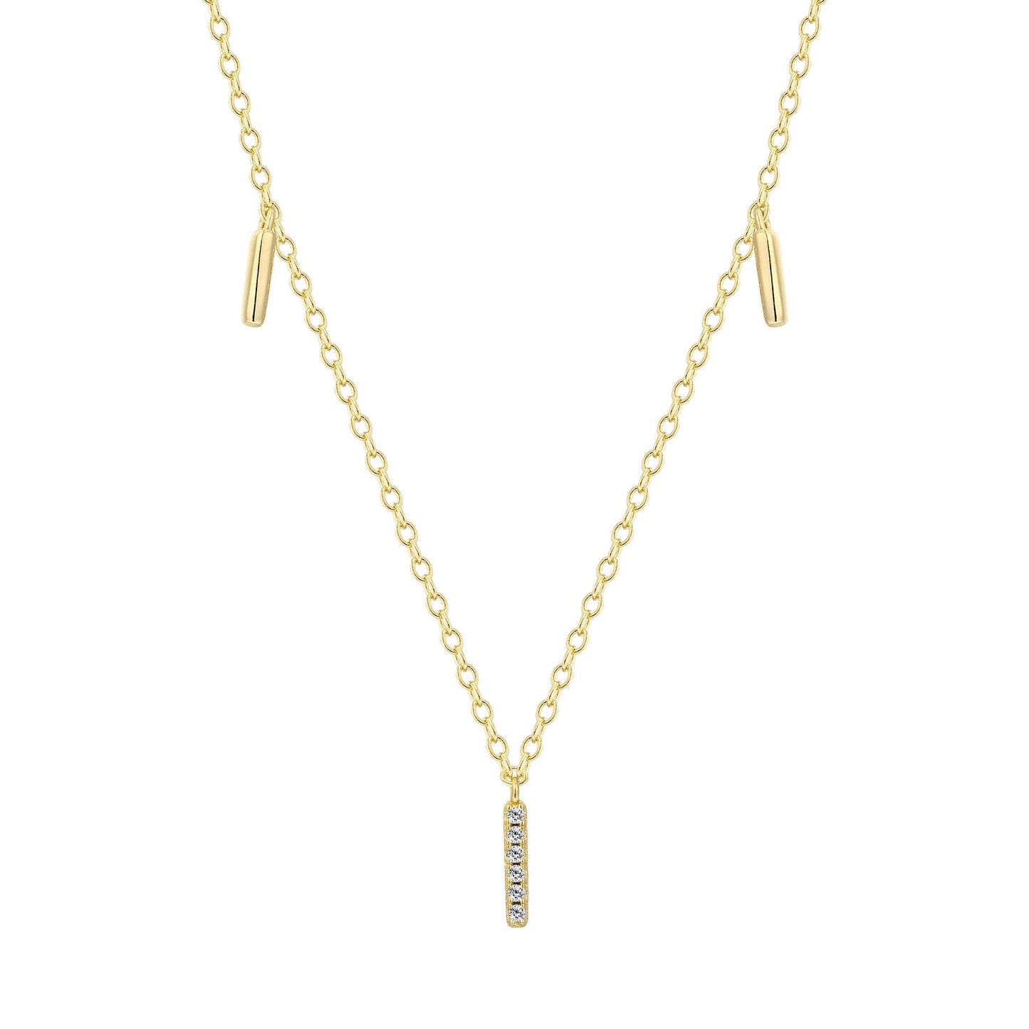 Xenox Damenkette XS91812G Silber vergoldet