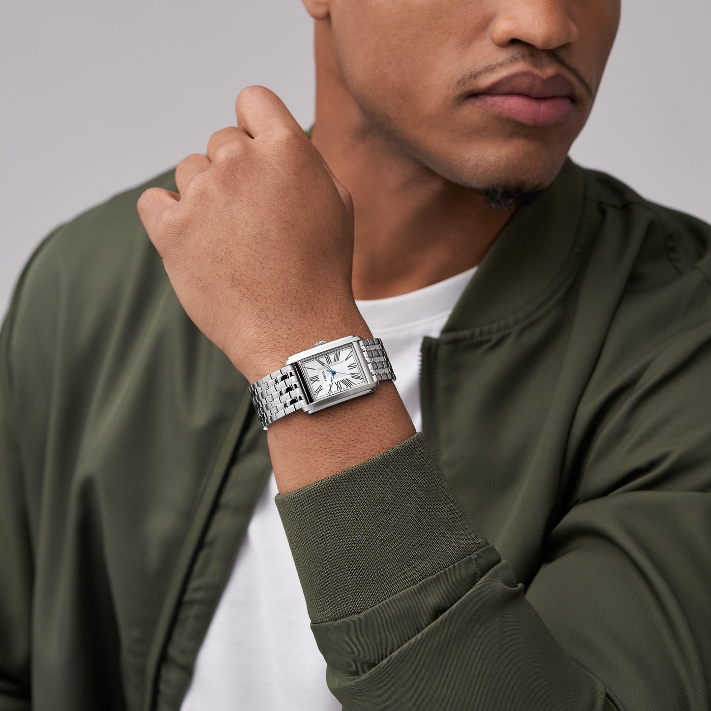 Fossil Damenarmbanduhr FS6008 Edelstahl