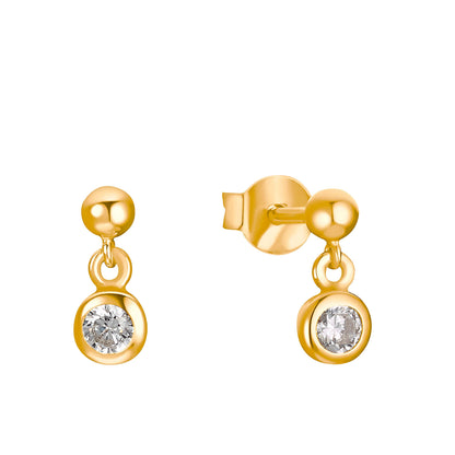 S.Oliver Ohrschmuck 2032972 Silber 925 vergoldet