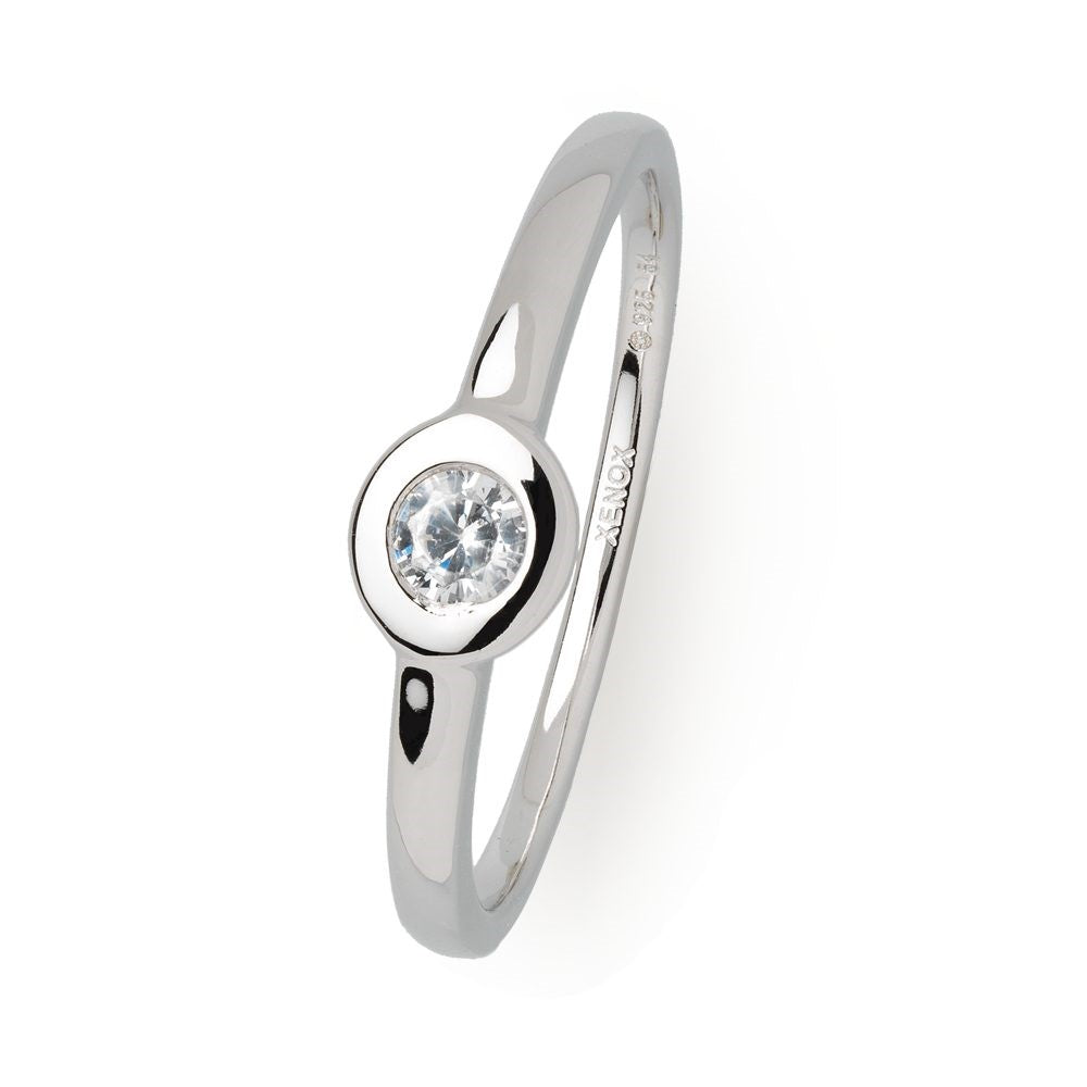 Xenox Ring XS7388/54 Silber
