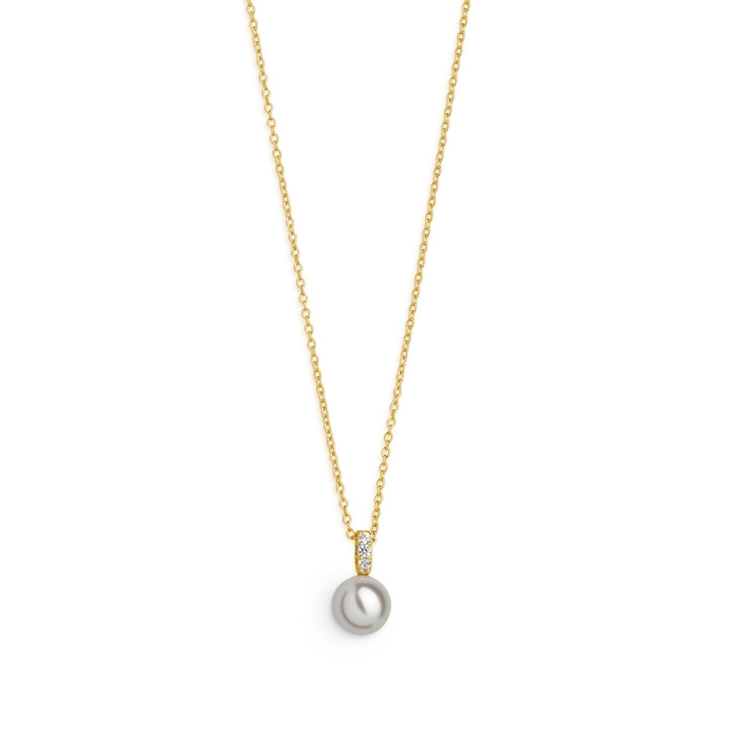 Xenox Halsschmuck XS5194G Zirkonia Perle
