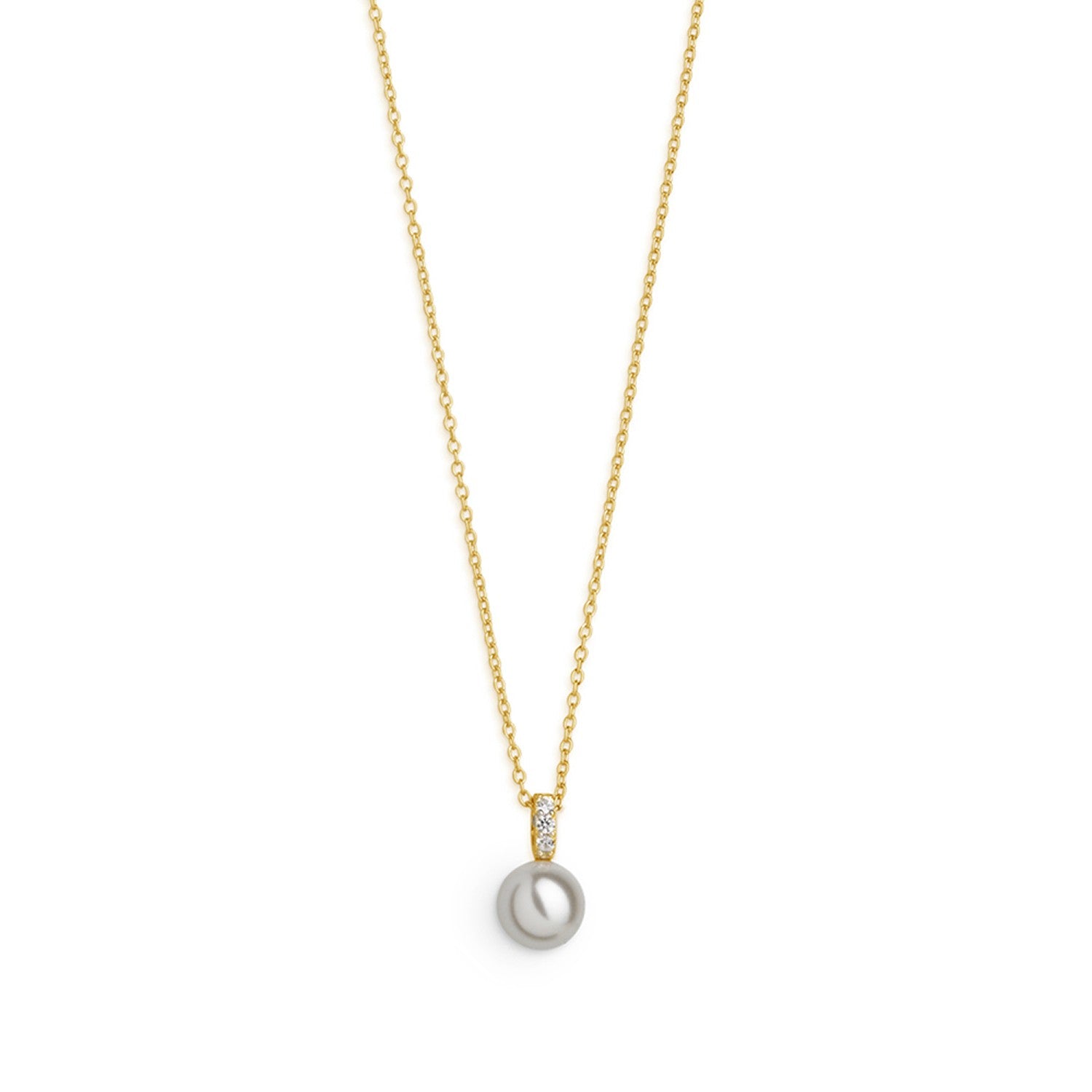Xenox Halsschmuck XS5194G Zirkonia Perle