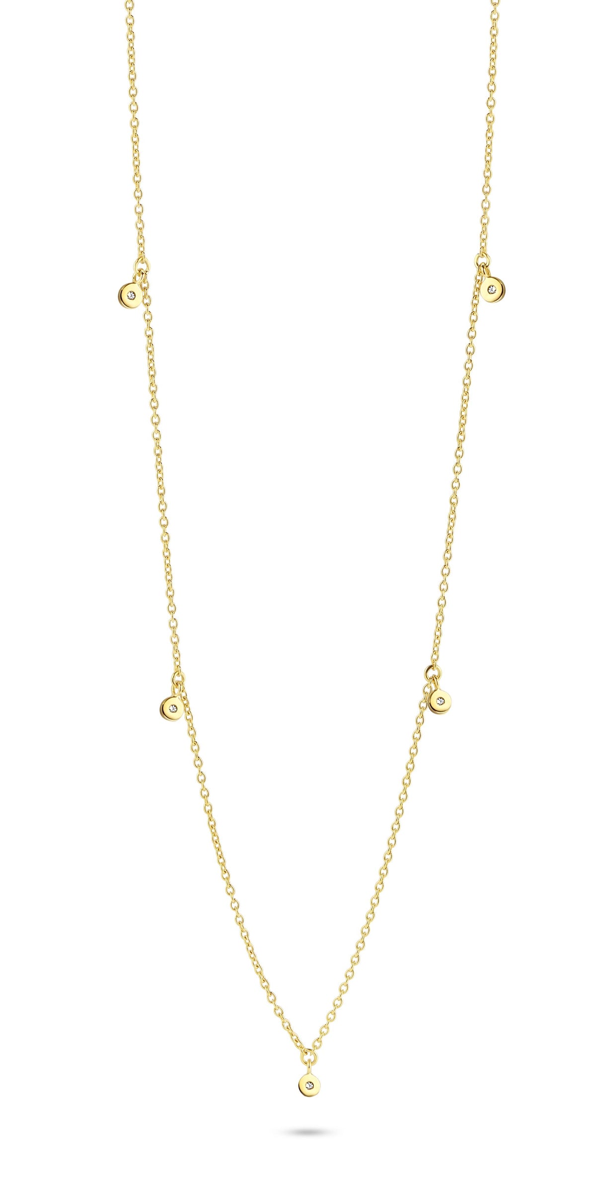 Spirit Icons Damenkette 10642-45 Silber vergoldet