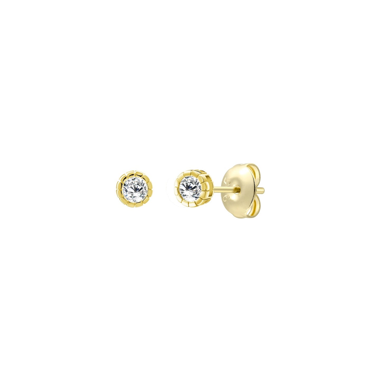 Xenox Ohrschmuck XS10647G Silber vergoldet