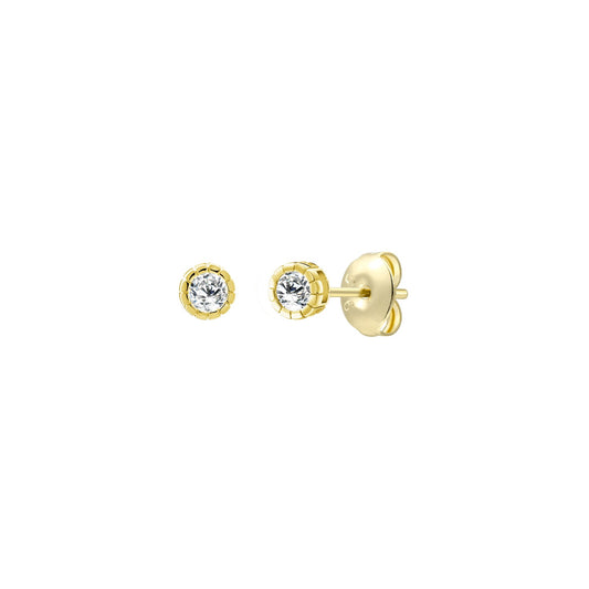 Xenox Ohrschmuck XS10647G Silber vergoldet