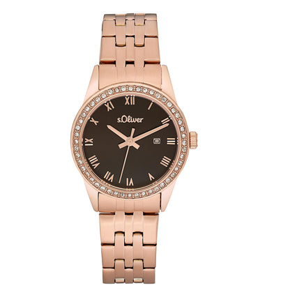 s.Oliver Armbanduhr 2033563 Edelstahl