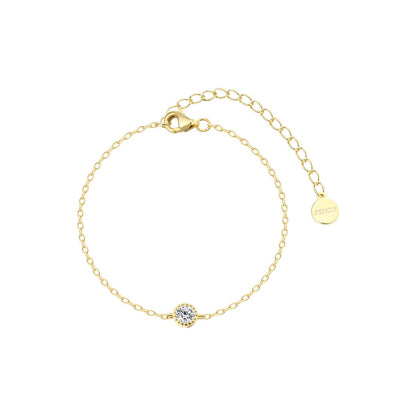 Xenox Damenarmband XS10614G Silber vergoldet