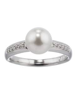 R-RG SI 925/- X-Crystal/ Pearl