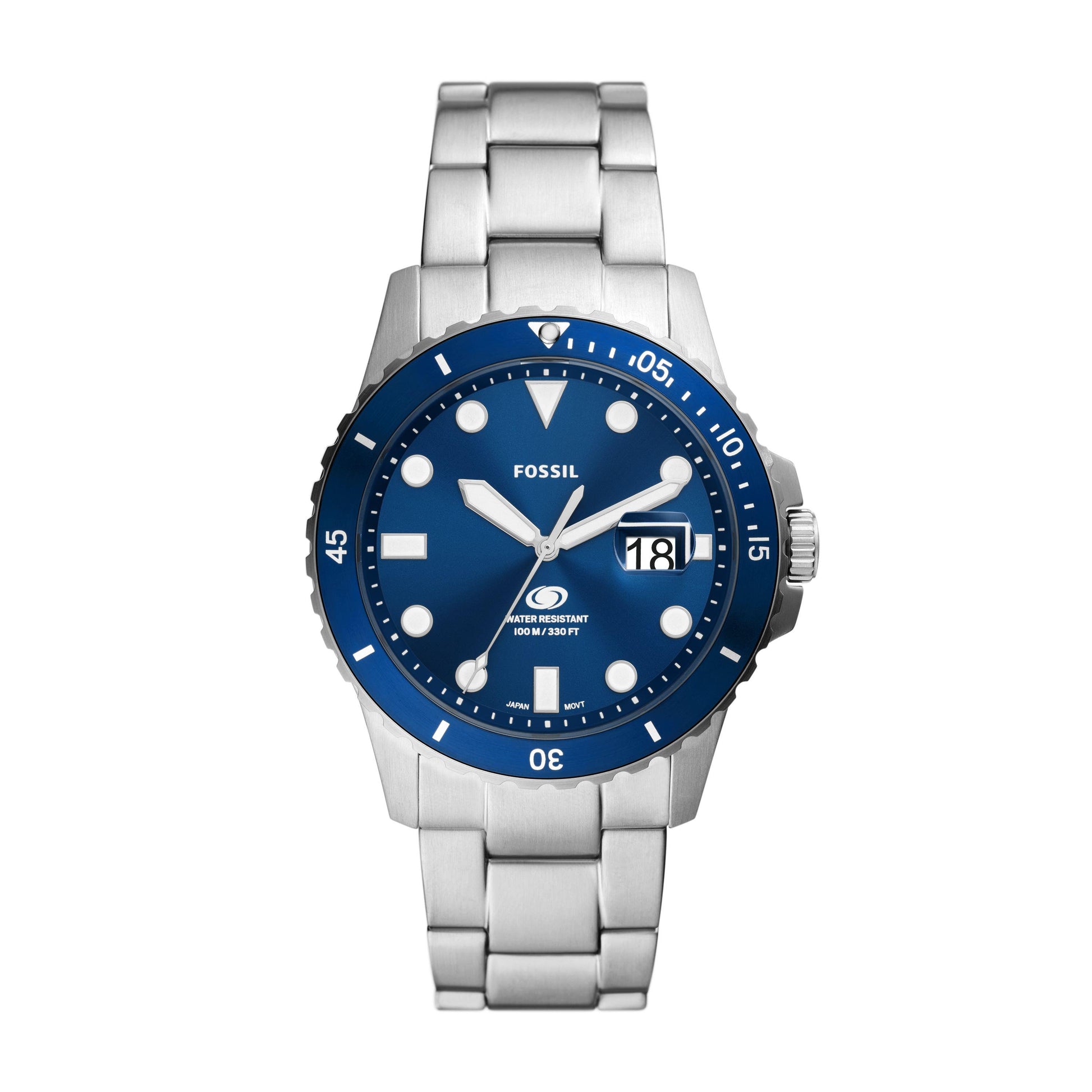 Herrenarmbanduhr Fossil FS6029 Edelstahl