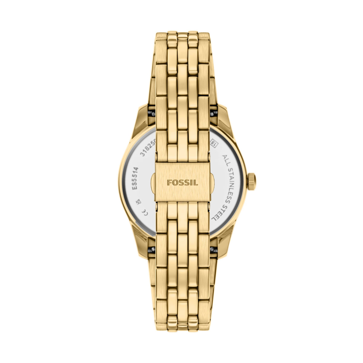 Fossil Damenuhr ES5514 Edelstahl vergoldet
