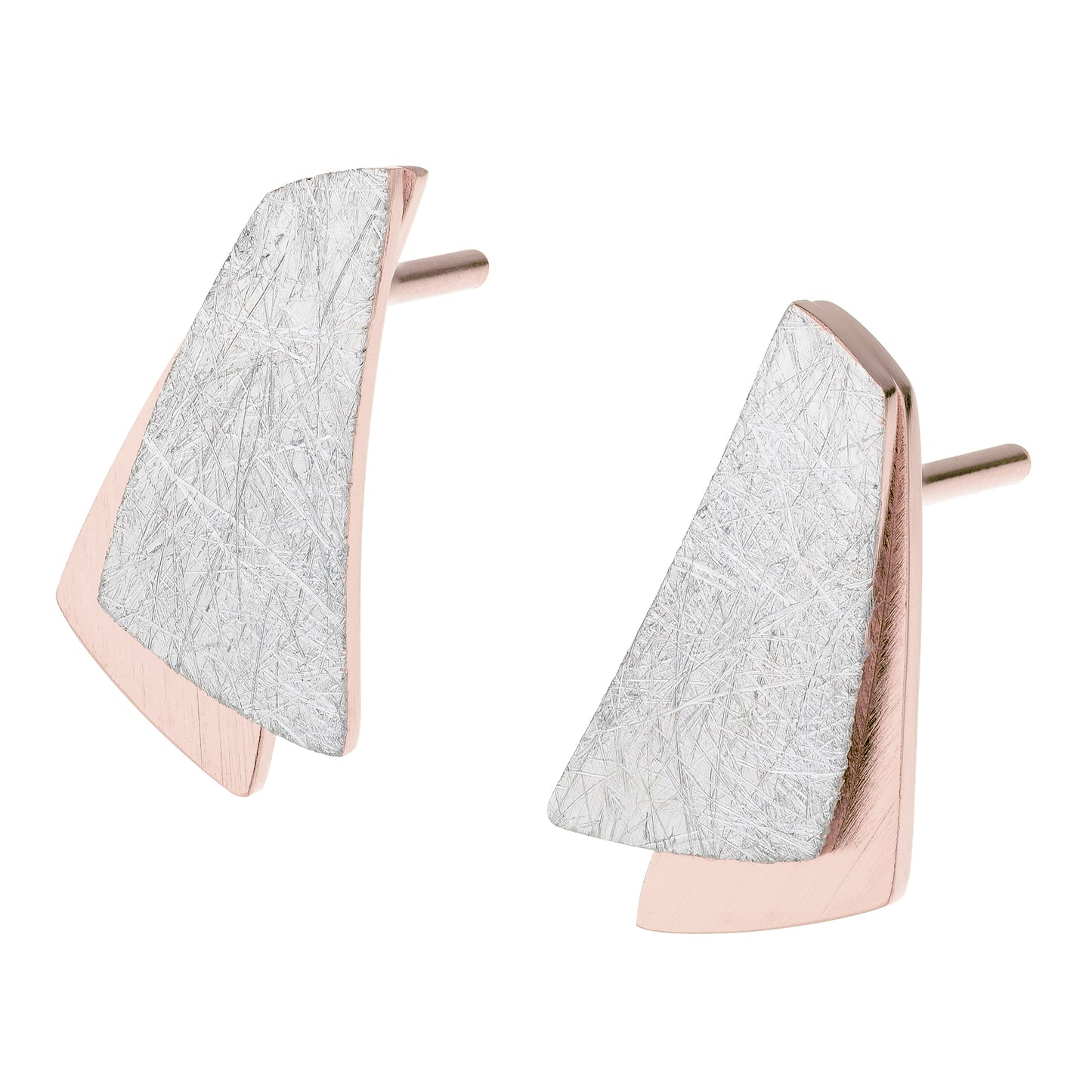 Ernstes Design Ohrstecker E2524 Edelstahl rose