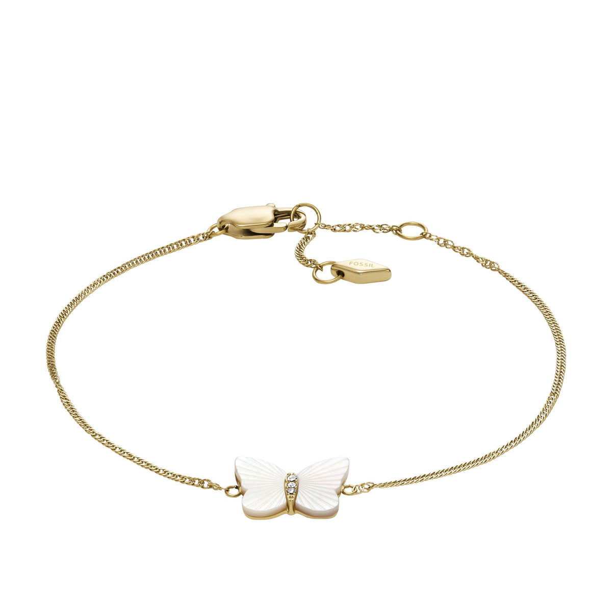Fossil Damenarmband JF04425710 vergoldet