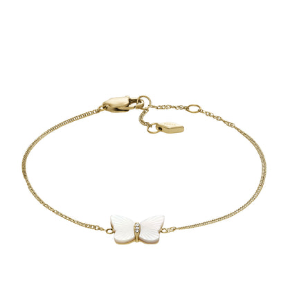 Fossil Damenarmband JF04425710 vergoldet