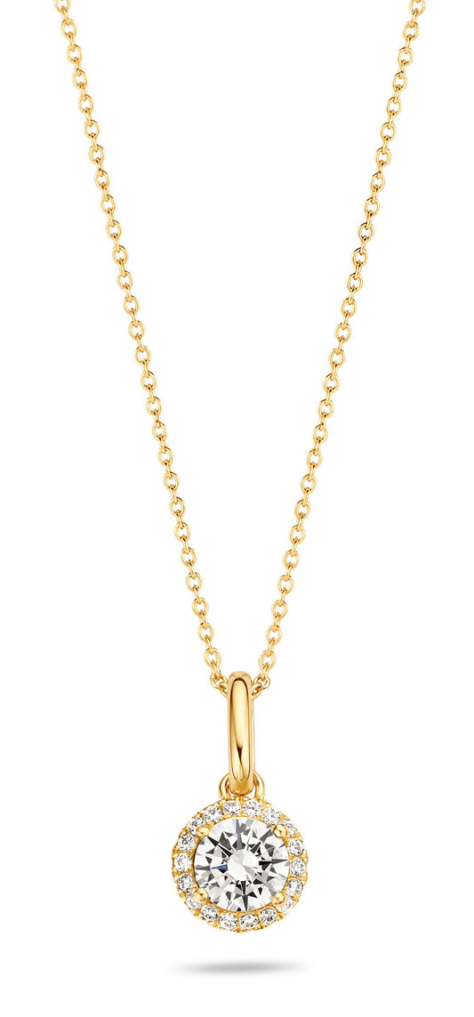ROMANCE PENDANT GP CZ