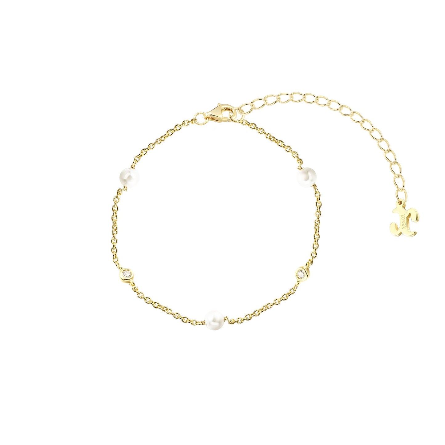 Xenox Armschmuck XS91933G Silber vergoldet