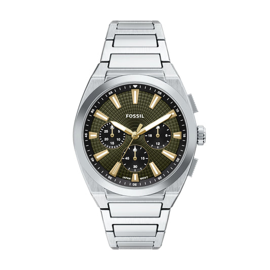 Fossil Armbanduhr FS6183 Edelstahl