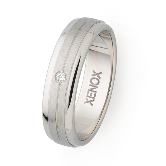 Xenox Ring X2547/60 Edelstahl