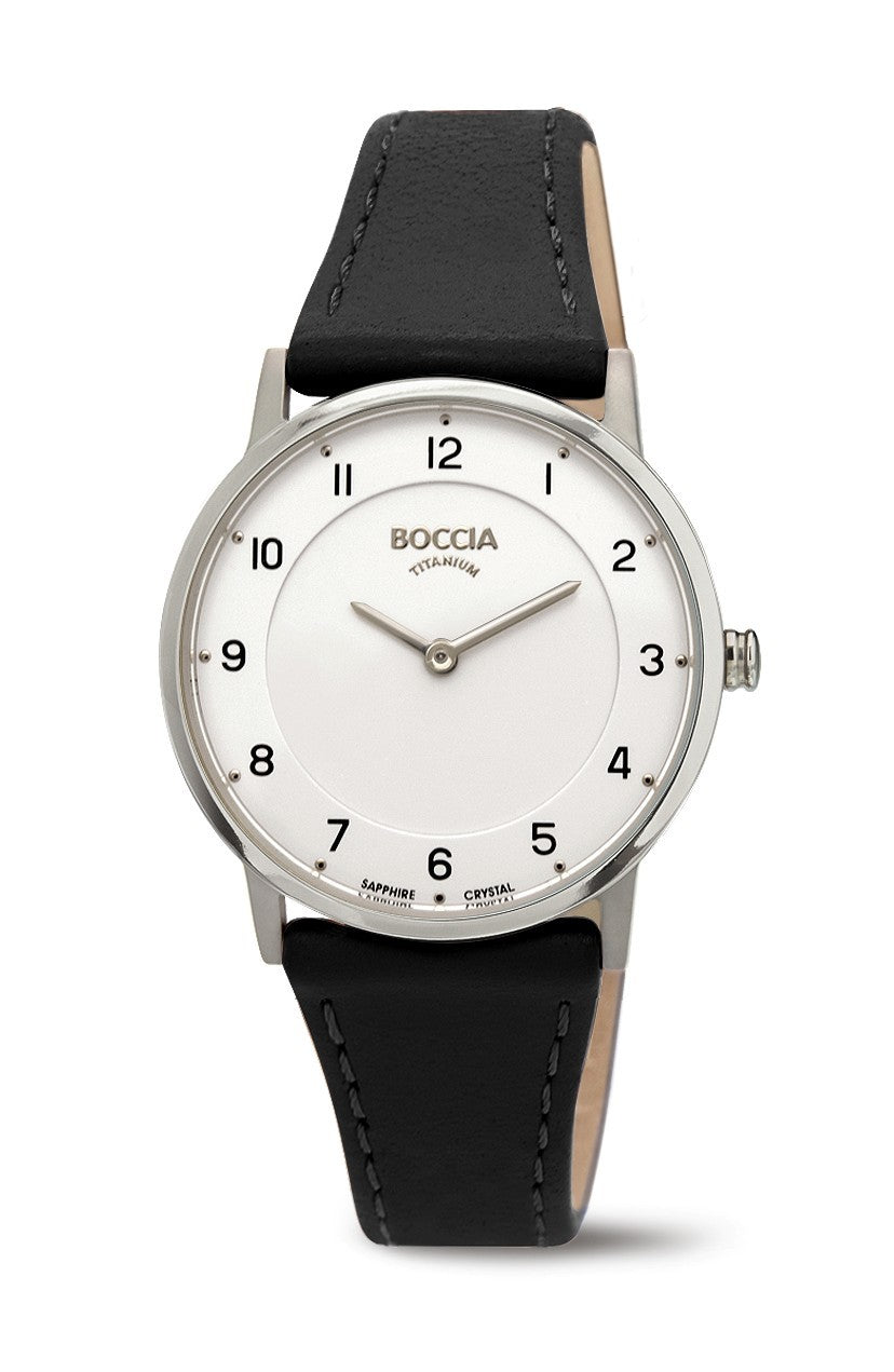 Boccia Armbanduhr 3254-04 Titan Leder