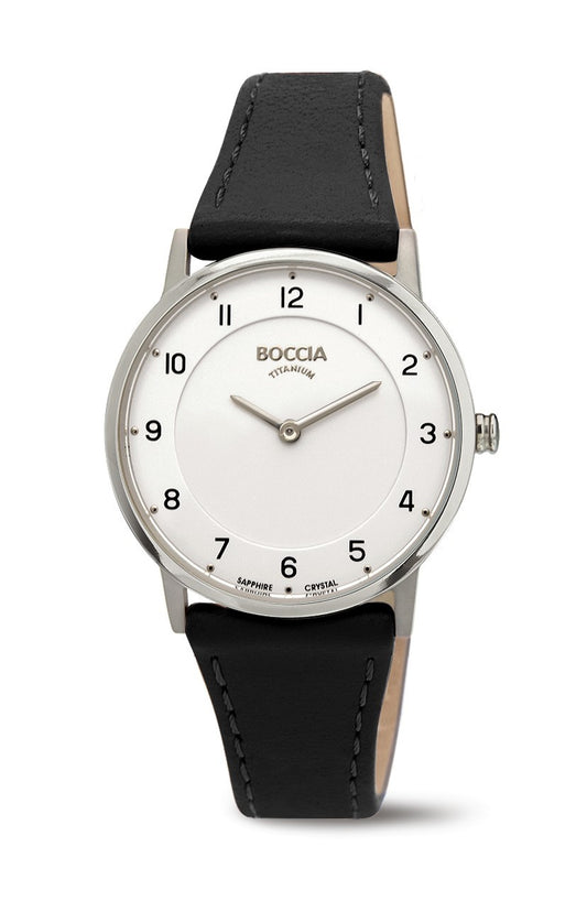 Boccia Armbanduhr 3254-04 Titan Leder