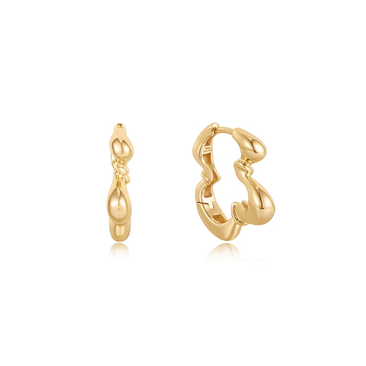 ANIA HAIE Ohrschmuck WLE050-03G Silber vergoldet
