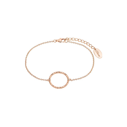 Damenarmband s.Oliver 2034264 Silber rosevergoldet