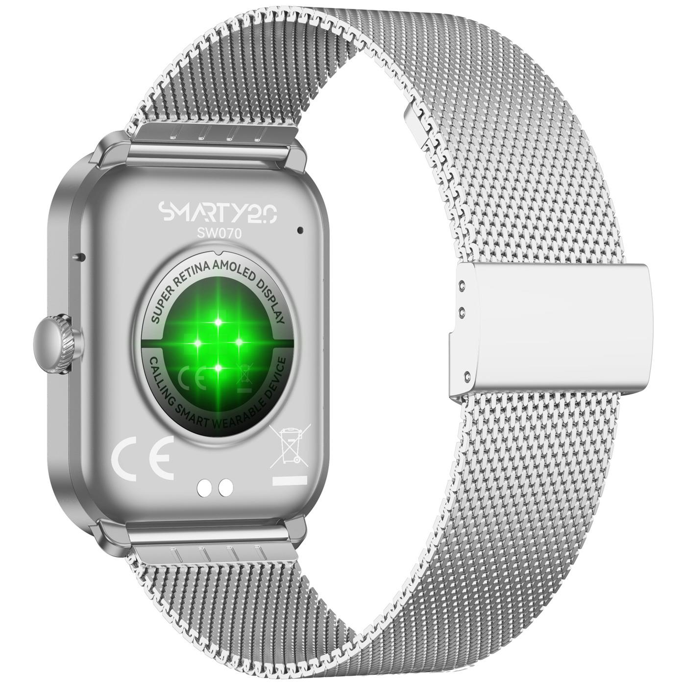 Smarty 2.0 Smartwatch SW070I Edelstahl