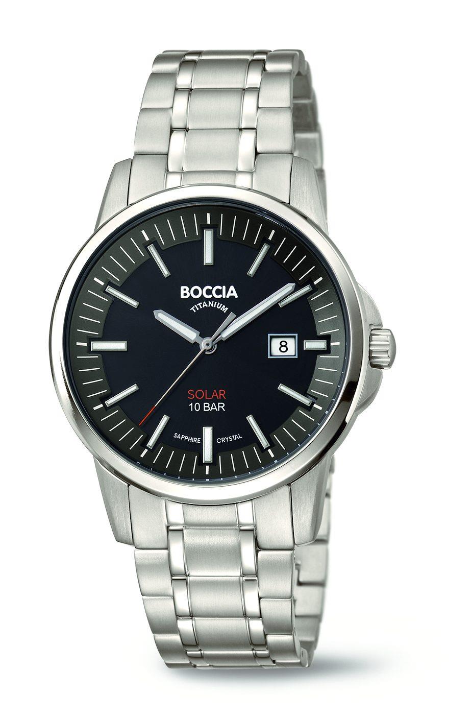 Boccia Herrenarmbanduhr 3643-04 Edelstahl