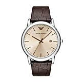LG RD SIL BRN ST ARMANI WATCH